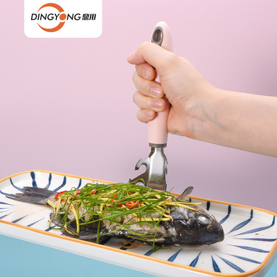 家用不鏽鋼廚房小工具 防燙碗碟夾 取碗夾叉盤器提盤器起盤器現貨