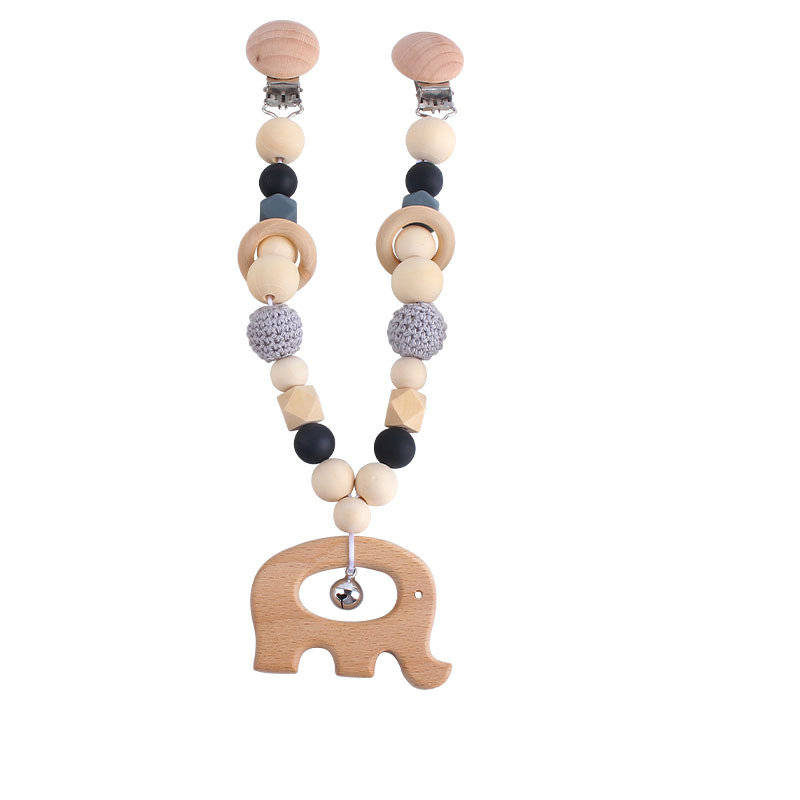 DIY juguete sonajero cuna cochecito coche adornos bebé chupete cadena teether palo Amazon nuevo