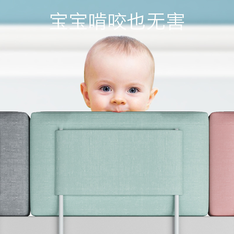 Wholesale safety bed rail for babies, anti-fall safety bed barrier, soft padded baby anti-fall bed rail, anti-bed-falling guardrail