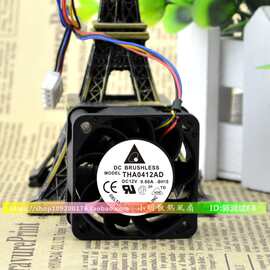 原装台达 THA0412AD 4cm 4020 12v 0.60A 双滚珠大风量散热风扇