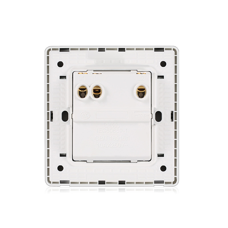 Dark Space Gray Switch 86 black two-position single-control switch, supply plastic-coated steel dual single-control switch