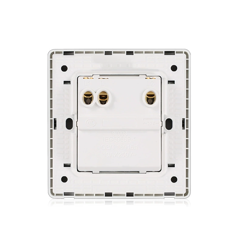 Dark Space Gray Switch 86 black two-position single-control switch, supply plastic-coated steel dual single-control switch