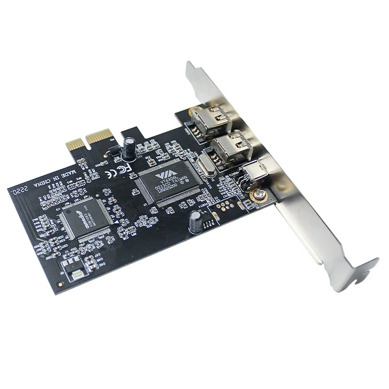 PCI-E 1394 карта видеозахвата, карта захвата с камеры DV, PCIE 1X 1394 карта захвата, без драйвера