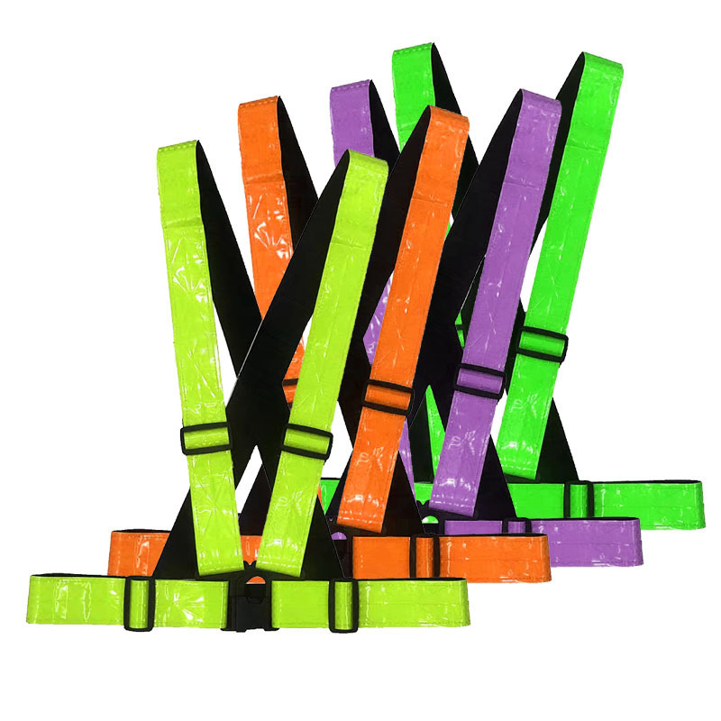 Lattice Strap Reflective Strap Highlight Reflective Lattice Safety Warning Vest Fluorescent Strap