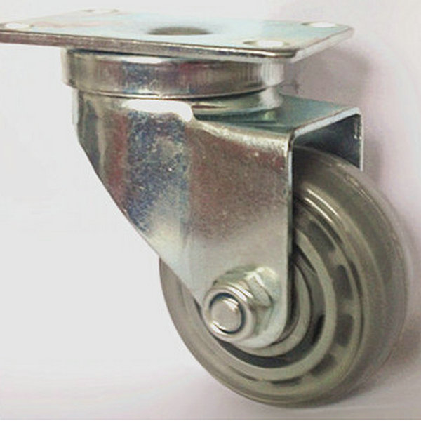 供应 万向轮脚轮 工业轮 3寸4寸5寸中型透明PU轮 静音弹性轮子