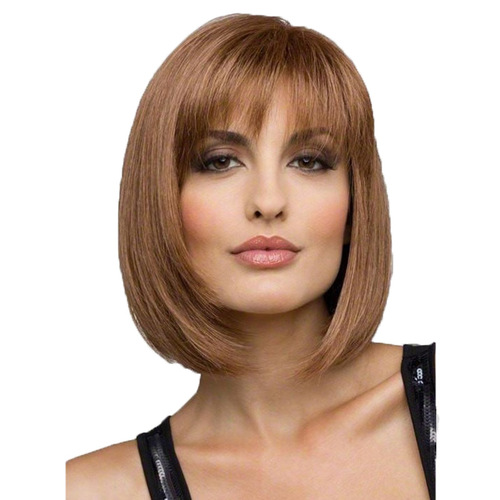 Alibaba.com - Factory Supply Wholesale Fashionable Wigs for Women, Human Hair Wigs, European and American Style Short Hair Lace Front Wigs, High Temperature Fiber Hair Extensions