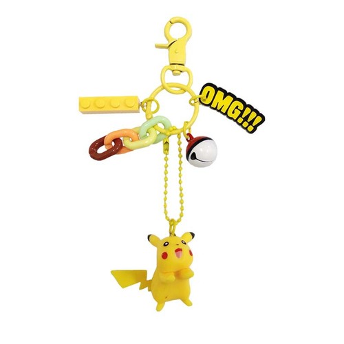 Cartoon Pikachu Keychain Pokémon Cute Doll Pokémon Car Keychain Bag Pendant