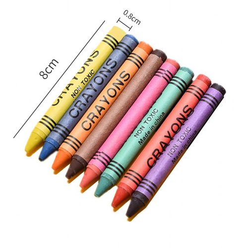 Manufacturer wholesale 8-color crayon color box bulk crayon 12-color children's painting graffiti coloring oil pastel crayon
