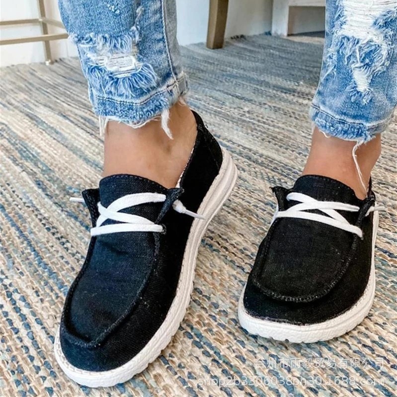 Women's Single Shoes Canvas Casual Light Shoes