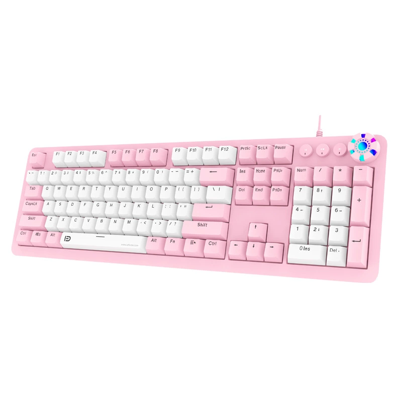 富德 Mechanical fuchsia keyboard, laptop, business version
