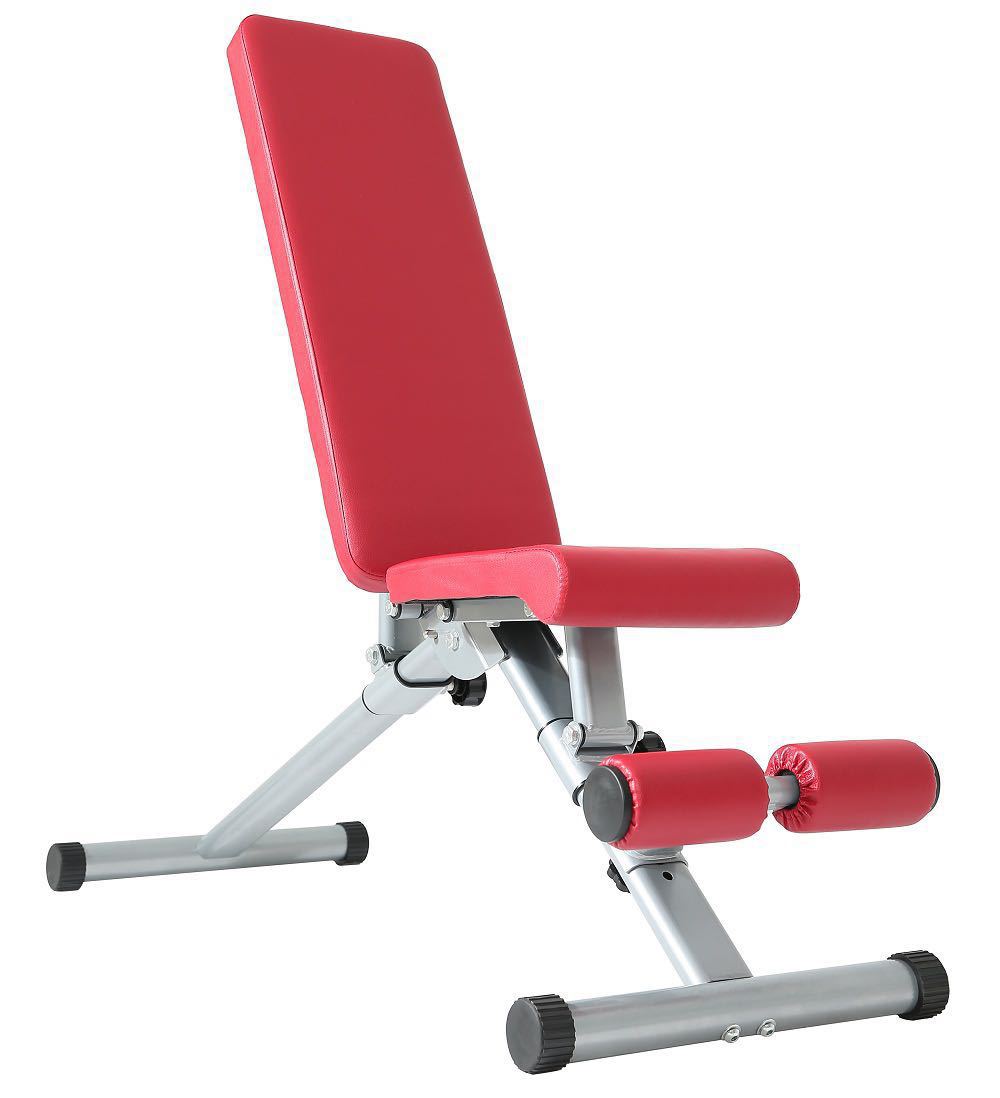 Zhongying Silla de fitness mancuerna taburete hogar multifuncional abdominales musculo equipo de fitness Banco plegable
