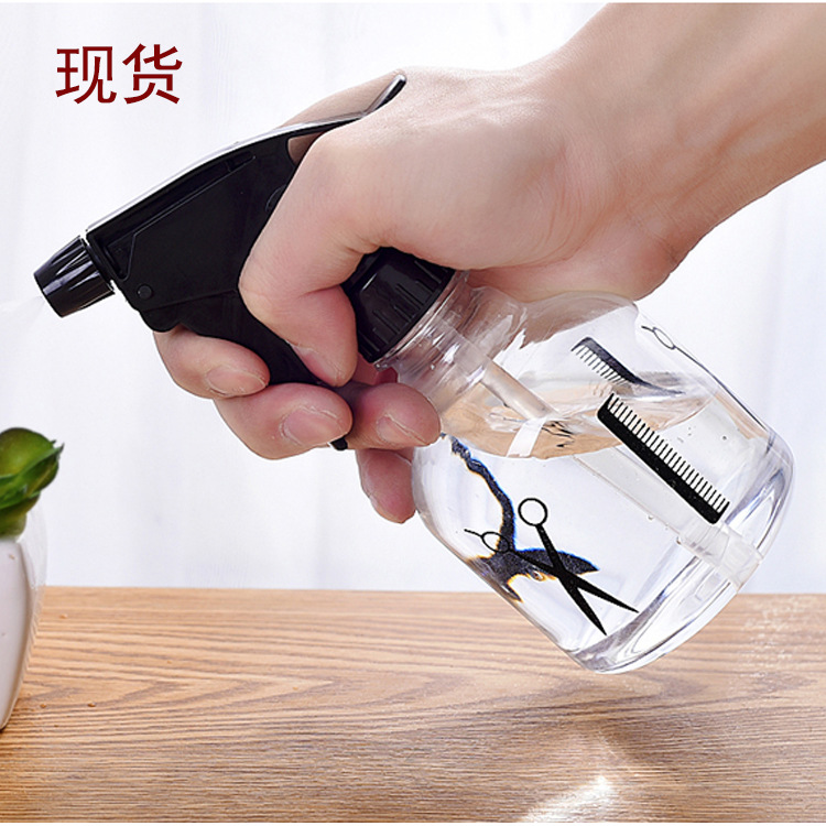 现货喷雾瓶消毒水瓶园艺理发店喷壶喷水壶专用美发喷头浇花塑料|ru