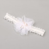 Children's headband, hairgrip, accessory with bow, flowered