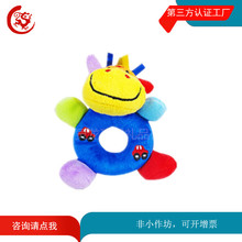 毛绒蓝色小鹿摇铃 婴幼儿毛绒玩具 母婴奶粉礼品赠品摇铃定制LOGO