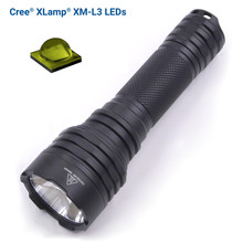 21700强光手电筒CREE XM-L3大功率18W户外搜索远射6A恒流2000流明