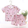 Children’s air breathing cotton short sleeve suit children’s night market stall summer clothes men’s and women’s air con