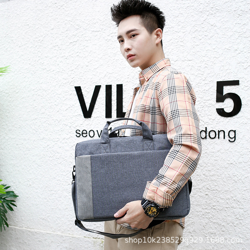 Water repellent men's one-shoulder bag