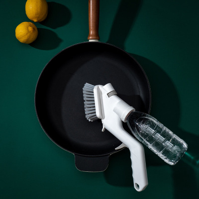 家用清潔刷五件套可噴水縫隙刷手握海綿擦玻璃刮水器廚房清潔套裝