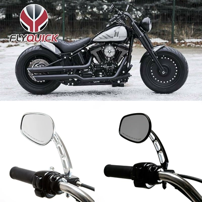 FLYQUICK cross-border hot sale Harley motorcycle classic retro model rearview mirror 883 large Gliding Mirror (Car mirror)