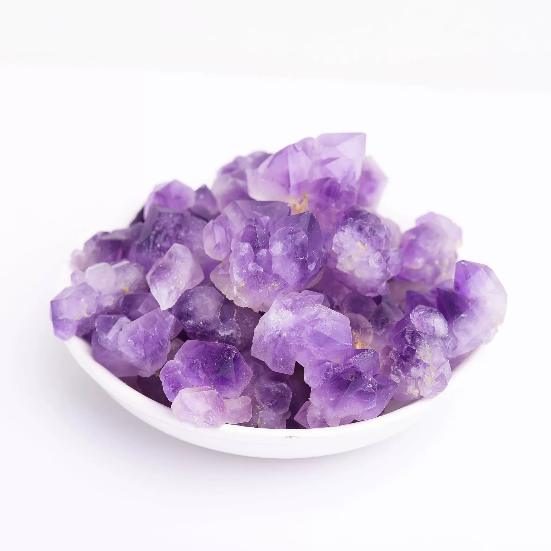 Organic natural ore, lavender sample