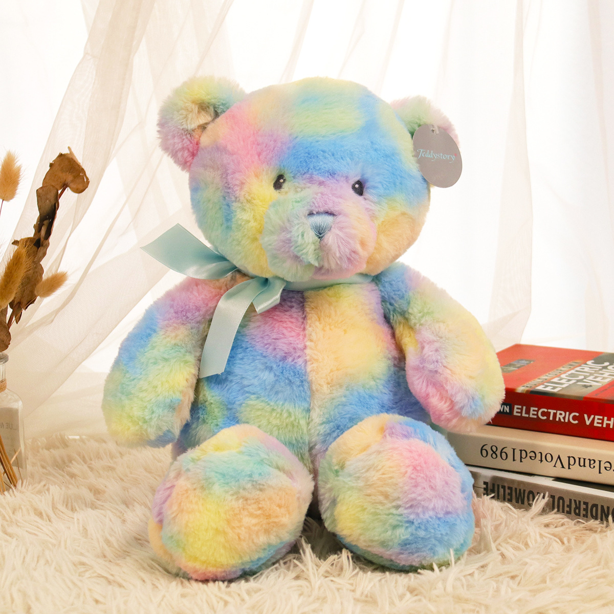 Keyi dream colorful teddy bear plush toy...