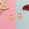 Metal accessory, earrings, pendant, with little bears, wholesale