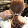 South Korean goods from pearl, hair accessory, elastic hair rope, brand ponytail, Korean style, Chanel style