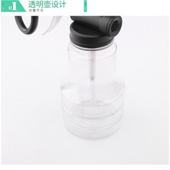High-Pressure Transparent Oil Can, 250ml, with Soft Spout, Shatterproof Plastic, Precision Tip, and Flexible Hose—Oil Gun & Filling Container