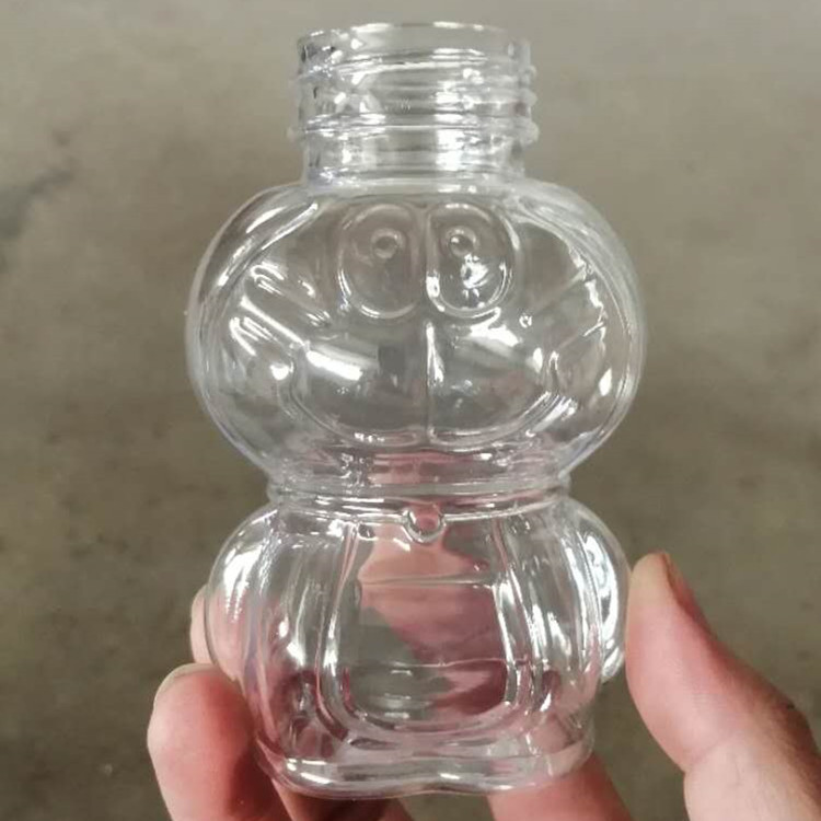 Fábrica al por mayor transparente de plástico para mascotas creativo DIY deseando botella de caramelo hecha a mano Arco Iris nebulosa estrella suerte botella vacía