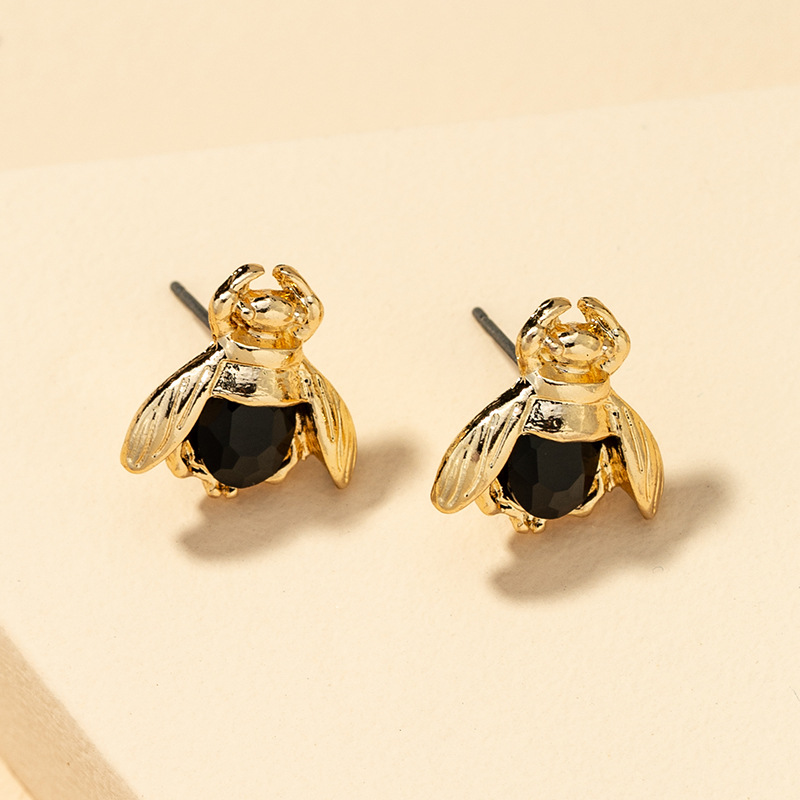 Fashion Bee Insect Earrings display picture 8