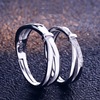 Ring for beloved suitable for men and women, accessory, jewelry, simple and elegant design, silver 925 sample, wholesale