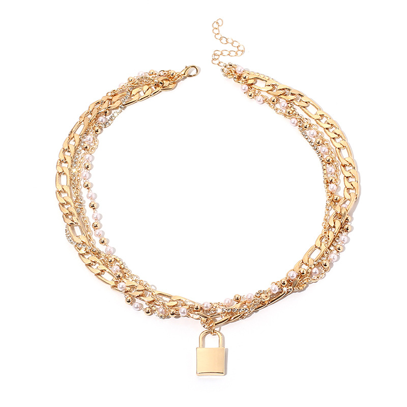 new  hip-hop woven hand-made pearl necklace
