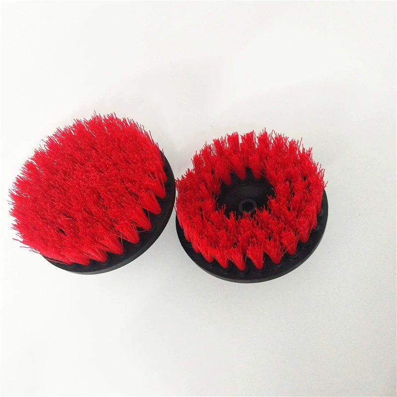 Желто-красная щетка 5inch с твердой щетиной, полая щетка, нейлоновая щетка для чистки, щетка-инструмент, щетка для стекла, электрический инструмент для чистки