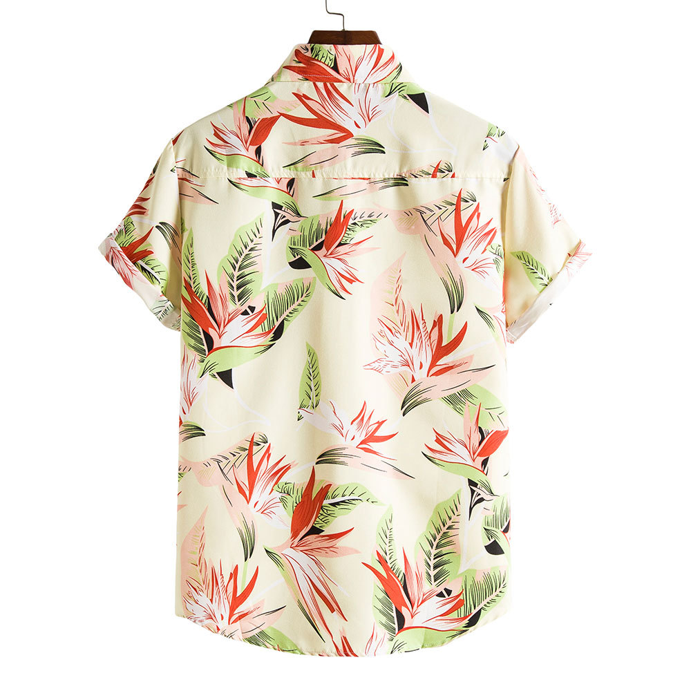 Men's Ditsy Floral Blouse Men's Clothing display picture 77