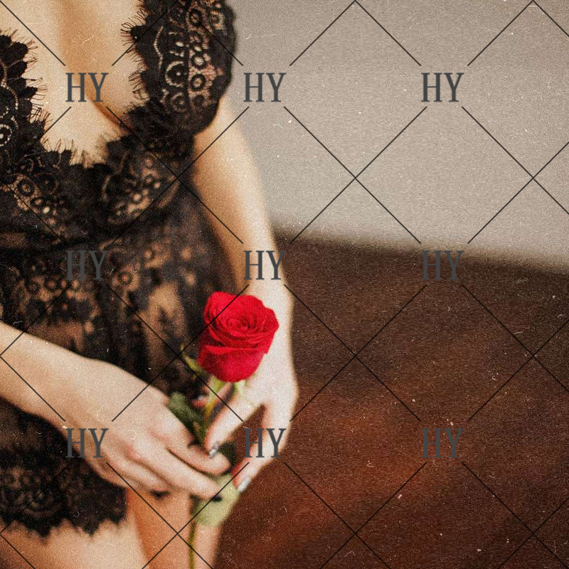lace bow see-through sexy backless lingerie NSYO8719