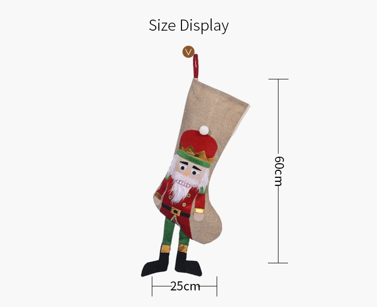 Walnuss Soldat Weihnachtsstrumpf Candy Bag display picture 12