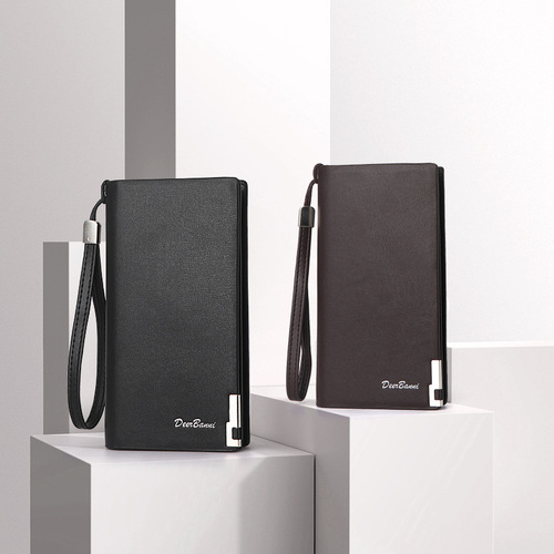New long coin purse zipper clutch multi-card slot large capacity clutch bag men's wallet wholesale