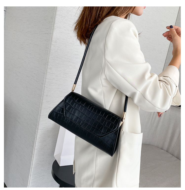 255g Weight Synthetic Leather Lining Material Magnetic Buckle Closure Type Single Shoulder Strap Strap Type Shoulder Bag Bags Type Business, Daily, Shopping Occasion Pu Leather Material Solid Color Pattern All Seasons Season Women's Gender Streetwear Style Square Shape Medium Size Women's Medium Pu Leather Solid Color Streetwear Square Magnetic Buckle Shoulder Bag 12
