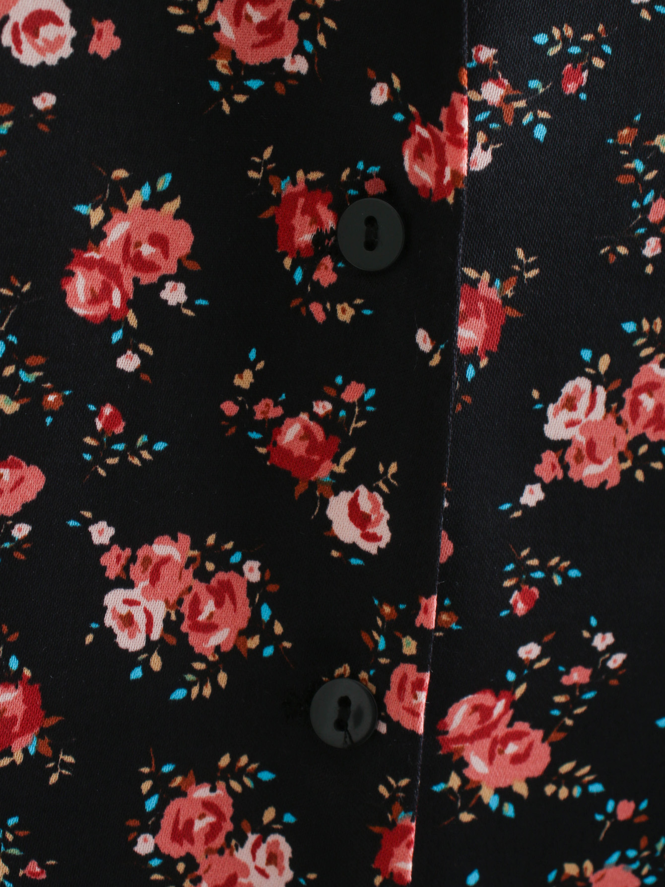 autumn print long sleeve v-neck dress NSAM3140
