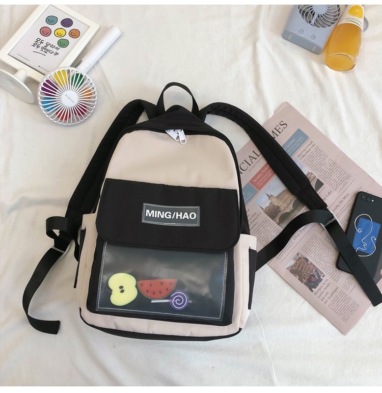 Korean College Style Creative Funny Transparent Fruit Backpack Casual Schoolbag Wholesale Nihaojewelry display picture 8