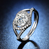 Ring with stone, wedding ring, internet celebrity, one carat, wholesale