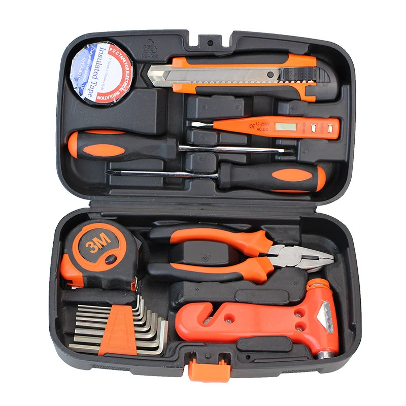 Hardware Toolbox Set, Multi-Piece Home Repair Kit, Portable Case, 9–157 pcs