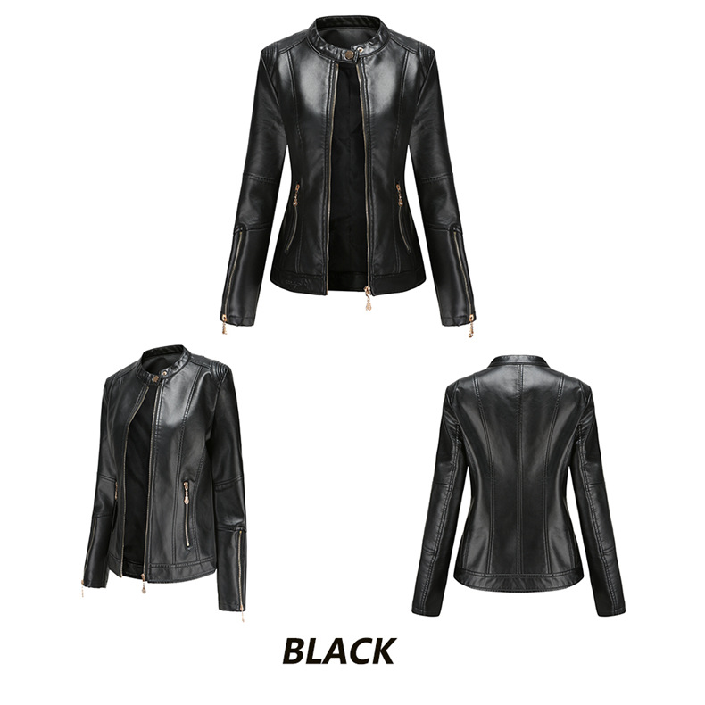 Veste cuir femme en PU - Ref 3447592 Image 16