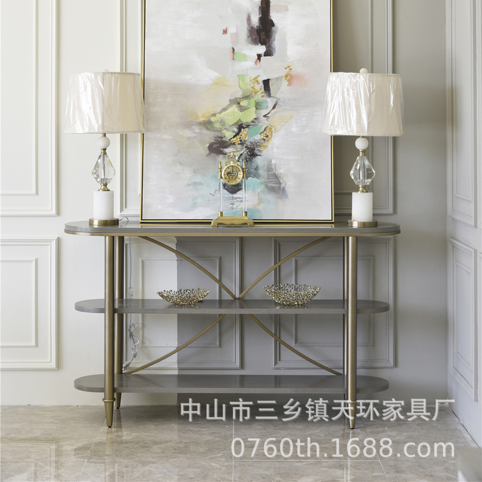 Light extravagance solid wood Three racks a living room furniture Shelf wholesale Produce factory One piece On behalf of brand OEM wholesale