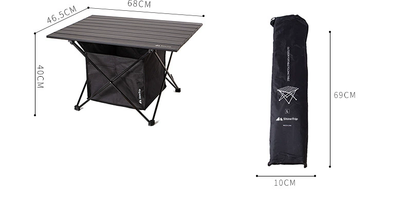 Outdoor Folding Camping Table Picnic BBQ Lightweight Desk with Storange Bag Portable  Hiking, Travel, Fishing Tables