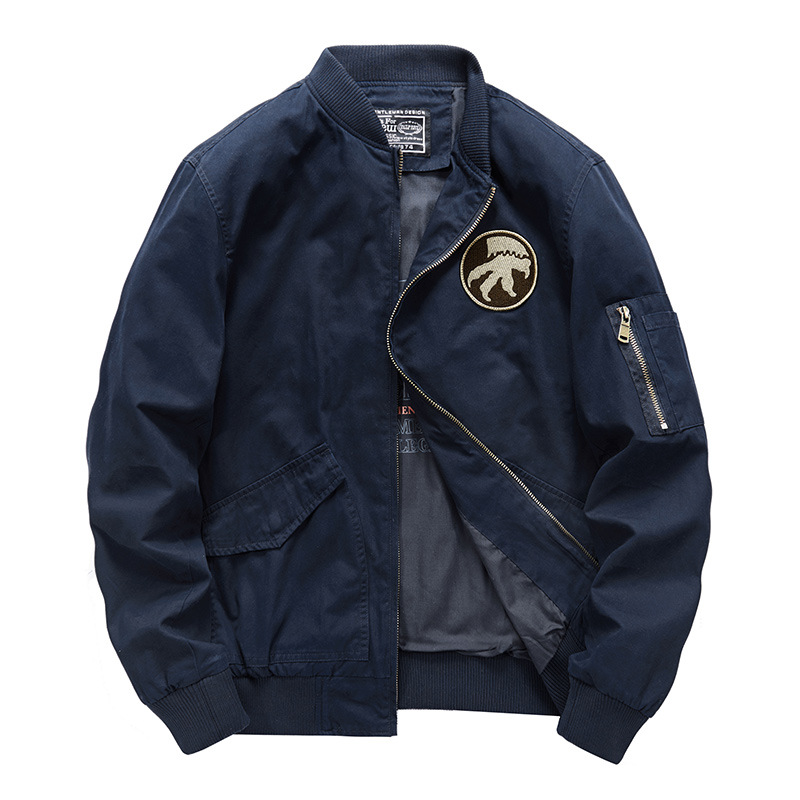 Nuevo uniforme de béisbol de los hombres de otoño Retro Ropa de trabajo cómodo abrigo chaqueta de piloto de la Fuerza Aérea uniforme militar uniforme de béisbol al por mayor