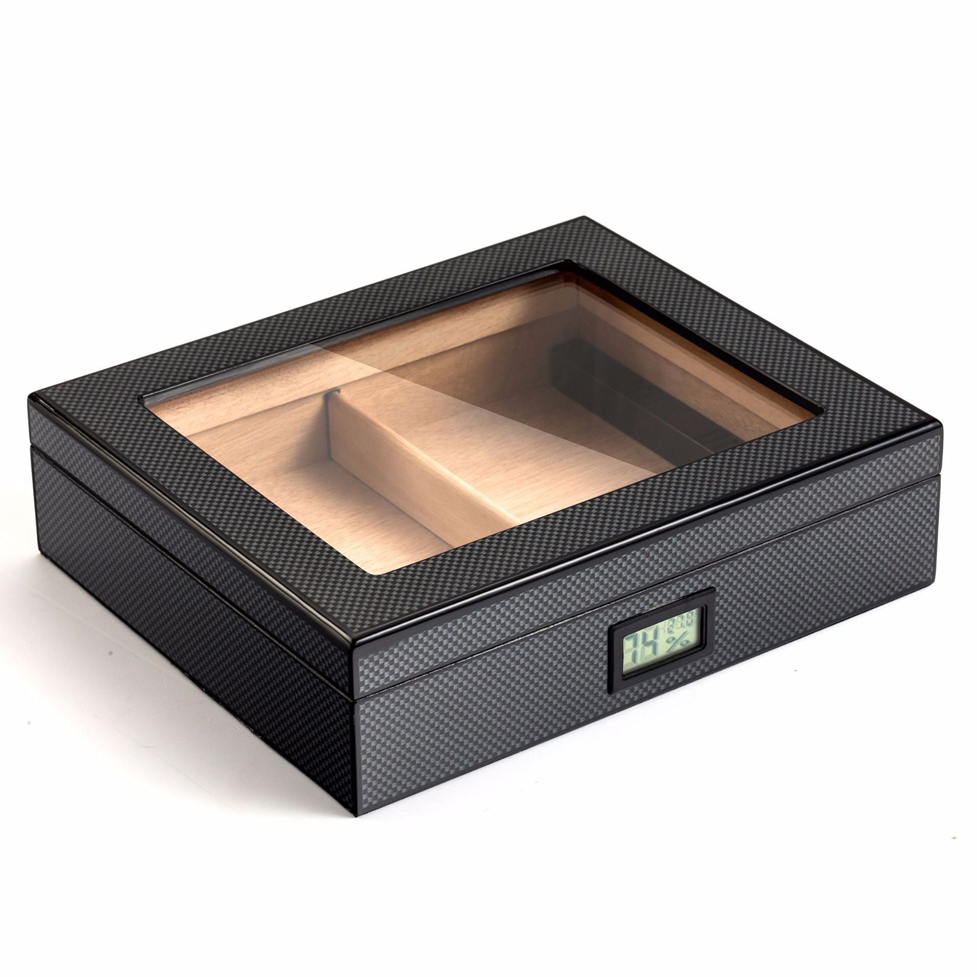 woodiness Cigar Humidor woodiness high-grade Portable Flip Cigar storage box Cigar packing Gift box Wooden box customized