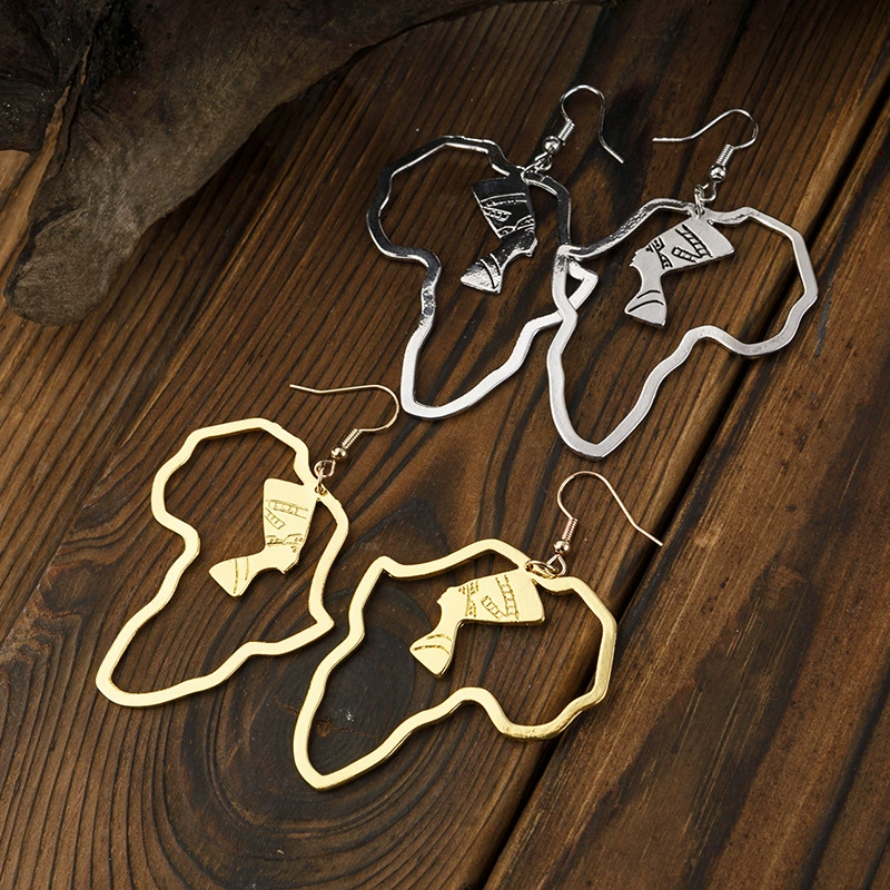 Golden design ethnic earrings, Amazon