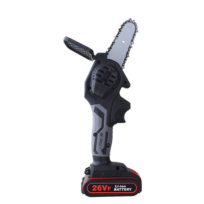 电锯充电式家用小型伐木锯户外手持果园修枝无线电动单手锂电锯子|ms