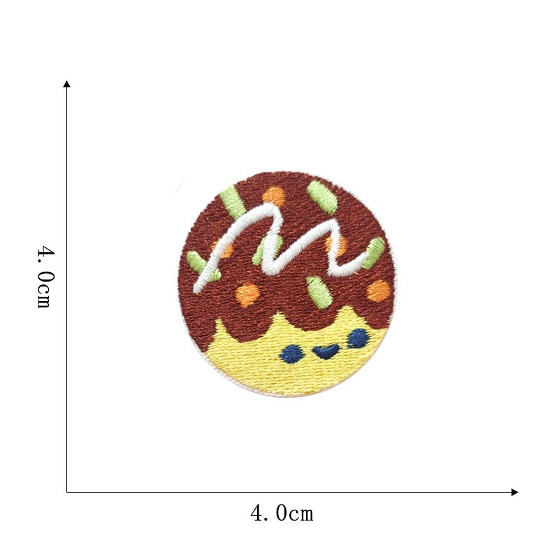 Autocollants en tissu Donut-9 #
